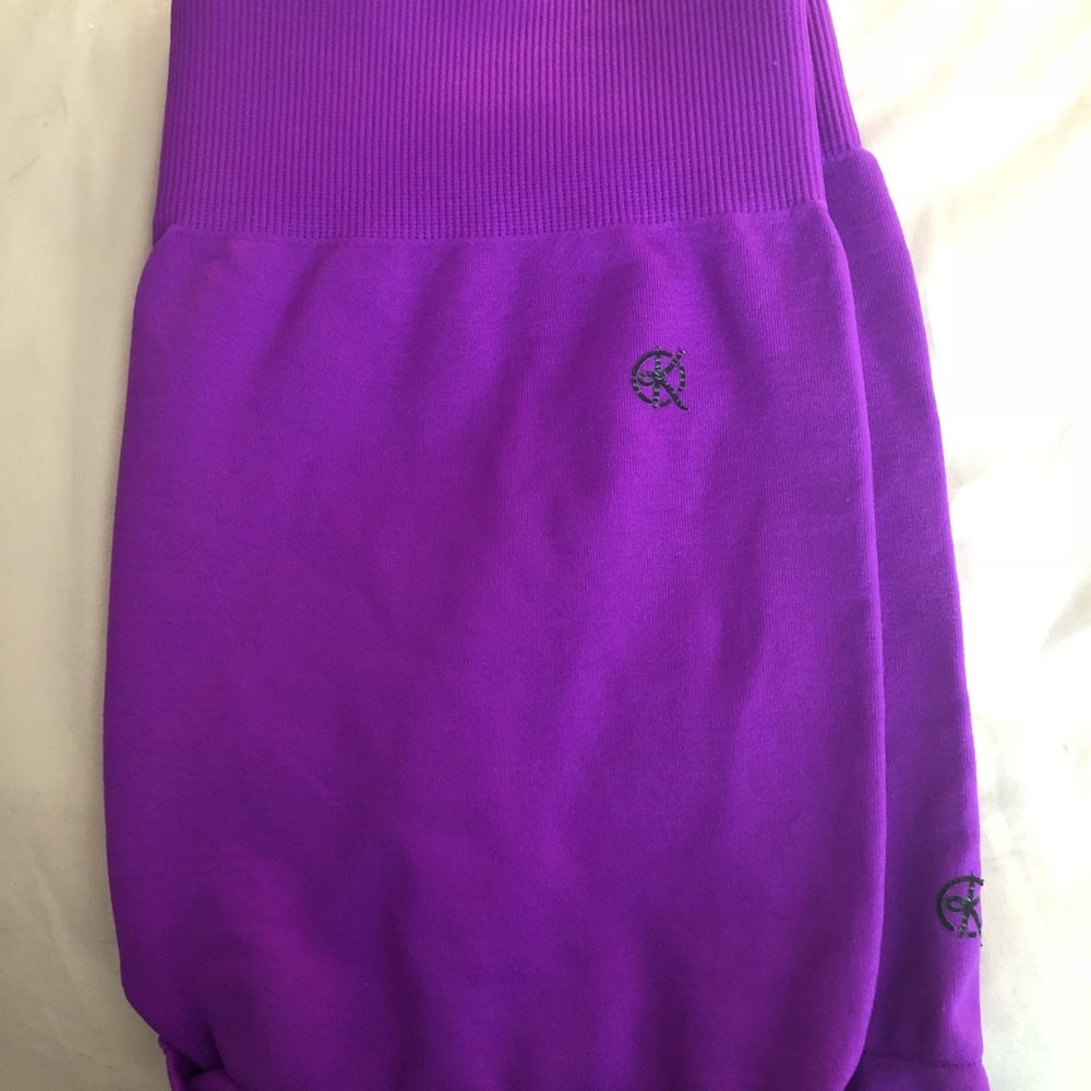 Workouts by Katya Purple Booty Shorts